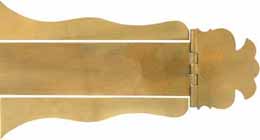 Christian's Spring Patchbox Kit, brass, 6-3/8" overall length